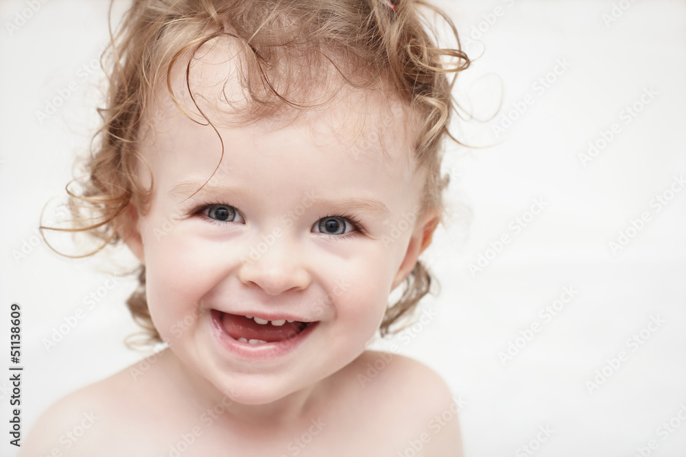Adorable baby smile Adorable baby smile