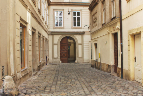 Photography Old alley in Vienna, Austria