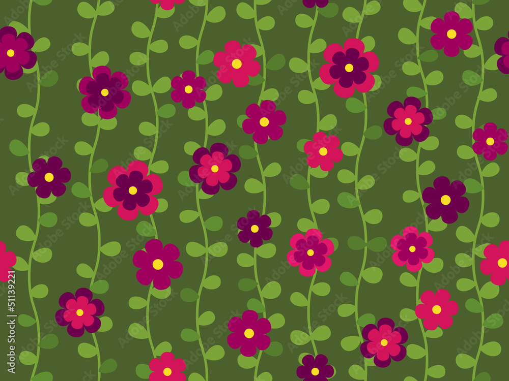 Seamless flower pattern