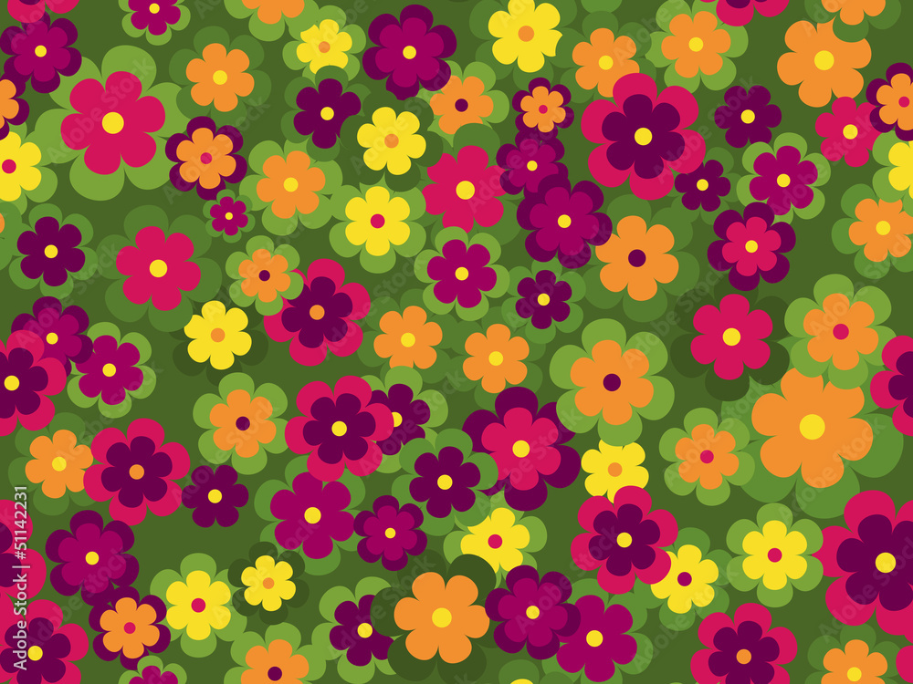 Seamless floral vector pattern Seamless floral vector pattern