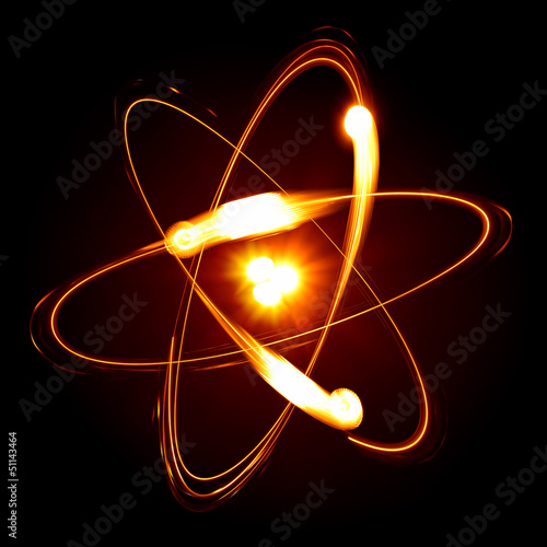 Obraz na plátne Atom
