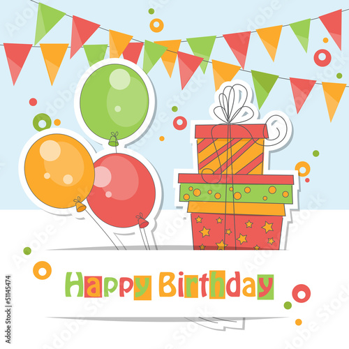Happy Birthday card .