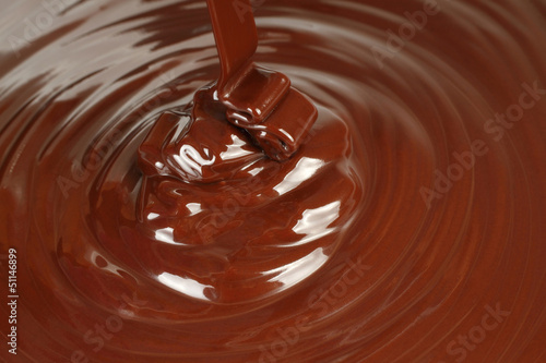 Chocolate flow background.