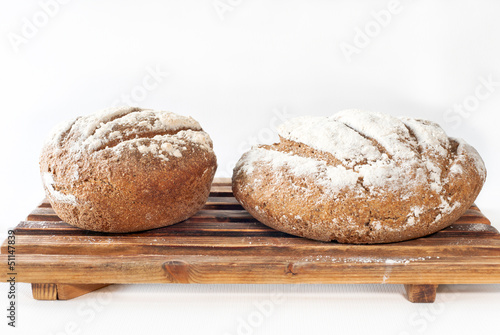 Two loaves of bread