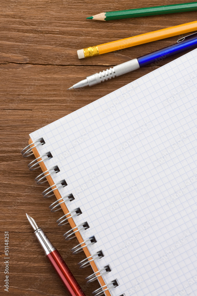 school supplies and paper notepad school supplies and paper notepad