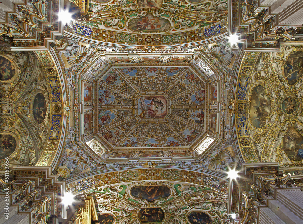 Bergamo - Cupola of cathedral Santa Maria Maggiore