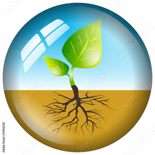Natur Icon Button