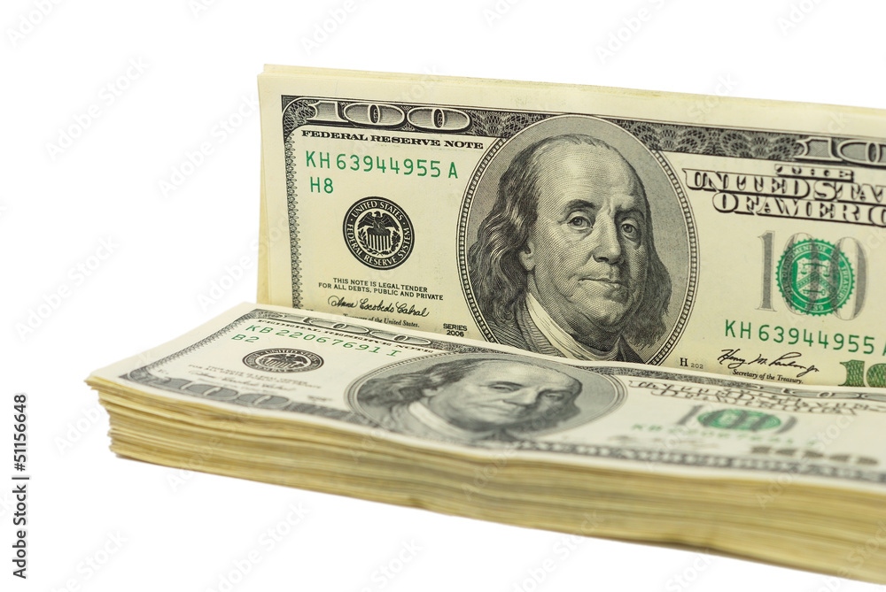 Dollar bank note money background