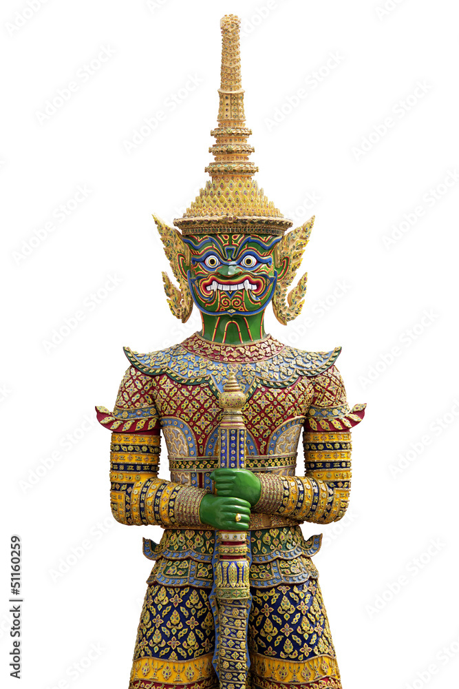 Fototapeta premium Königspalast Tempelwächter, Thailand