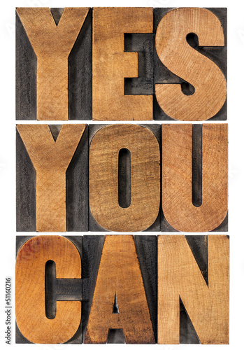 yes you can motivation phrase