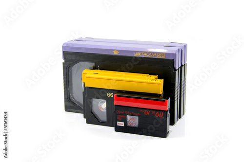 Video Cassettes (Betacam, DVCPRO, MiniDV) photo