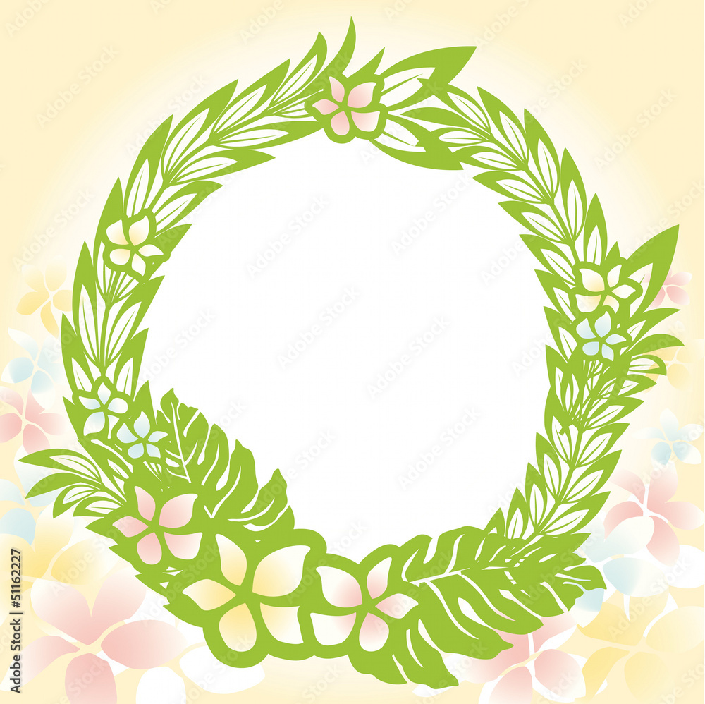 Fototapeta premium プルメリア 背景