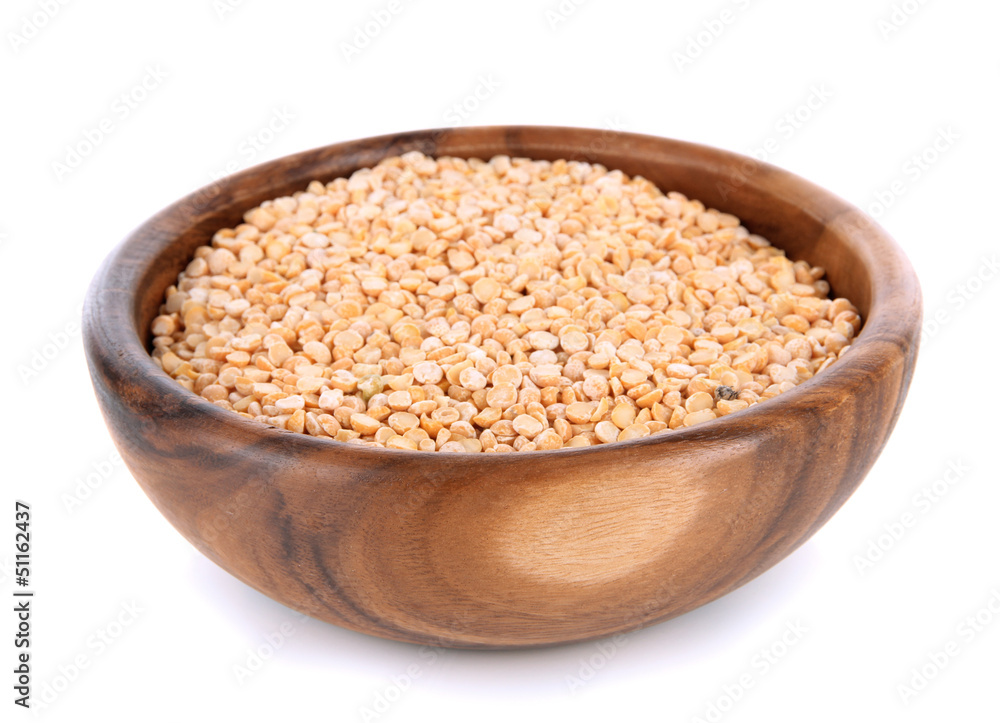 Beans in bowl isolated on white Beans in bowl isolated on white
