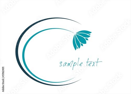 water lily , Buddha, Eco friendly business logo design