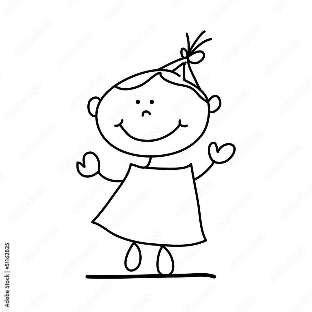 happy kid with dad hand drawing cartoon character happy kid with dad hand drawing cartoon character