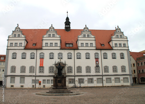 Das Rathaus in Wittenberg