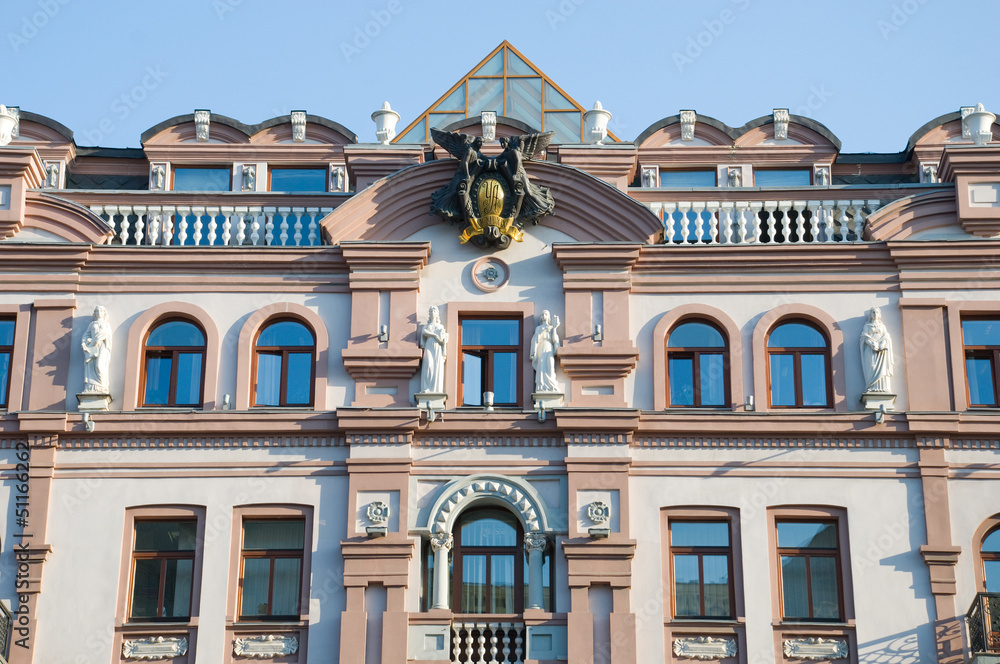 Obraz premium Фасад дома начала двадцатого века