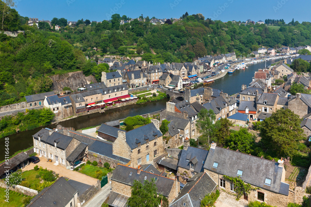 Dinan, Brittany, France - Ancient town on the river