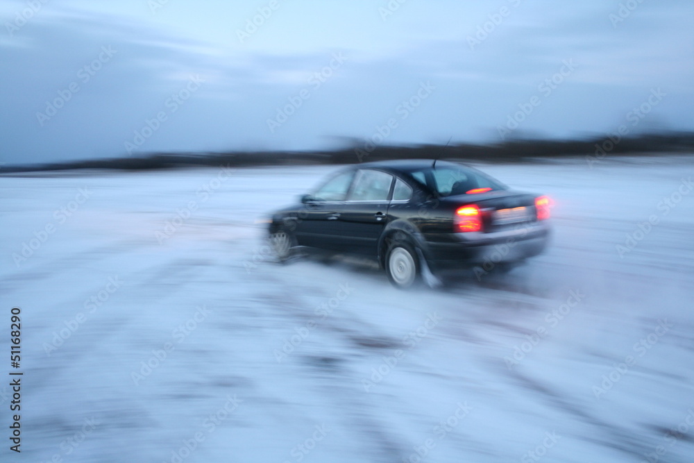 Snow drifting