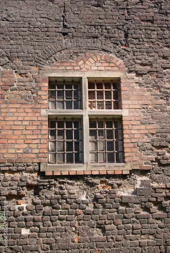 Fototapeta Old window in the old building