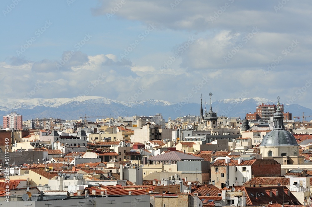 Obraz premium Skyline, Madrid