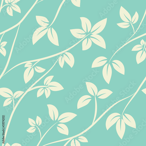 Vector seamless floral pattern