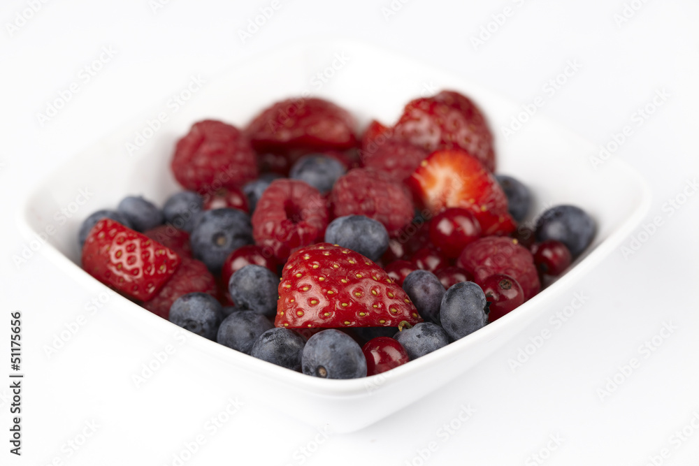 Obstsalat in einer Schale Obstsalat in einer Schale