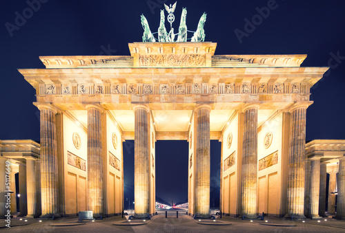 Brandenburger Tor (Brandenburg Gate) panorama in Berlin, Germany