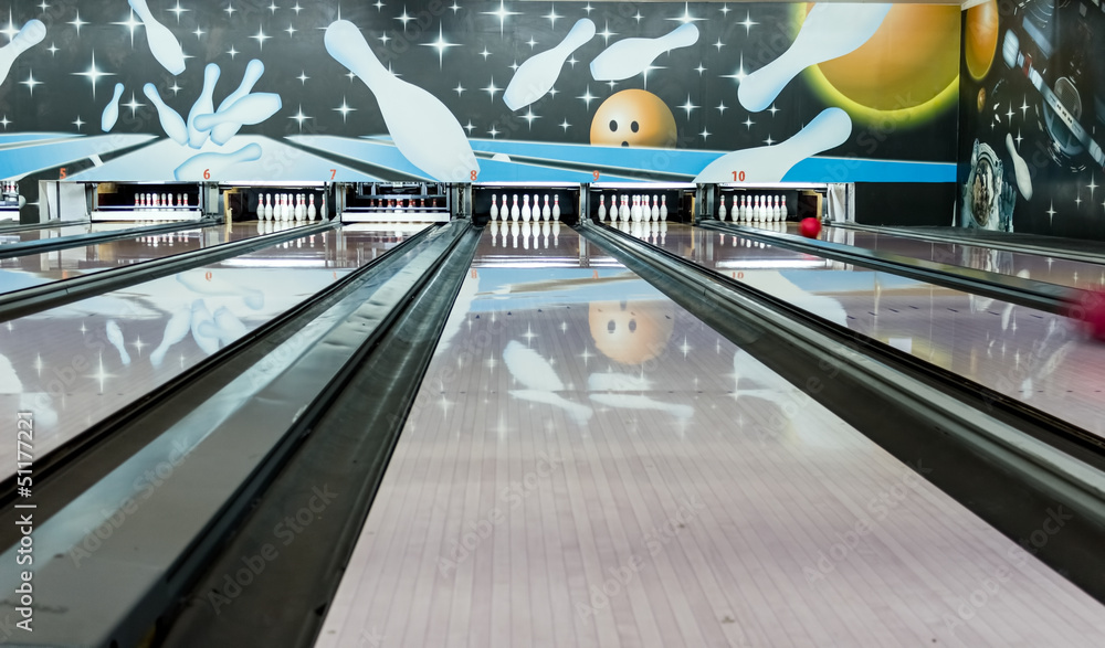 Fototapeta premium Bowling strike