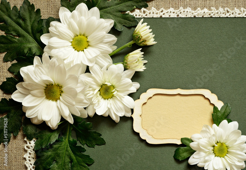 Chamomile arrangement and a...