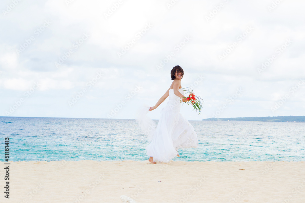 outdoor portrait of young beautiful woman bride in wedding dress outdoor portrait of young beautiful woman bride in wedding dress
