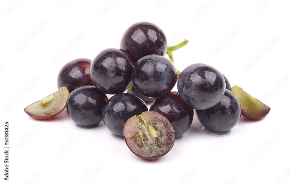 Bunch of grapes isolated on white background Bunch of grapes isolated on white background
