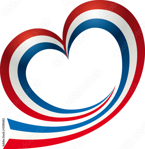 Logo love heart stripe