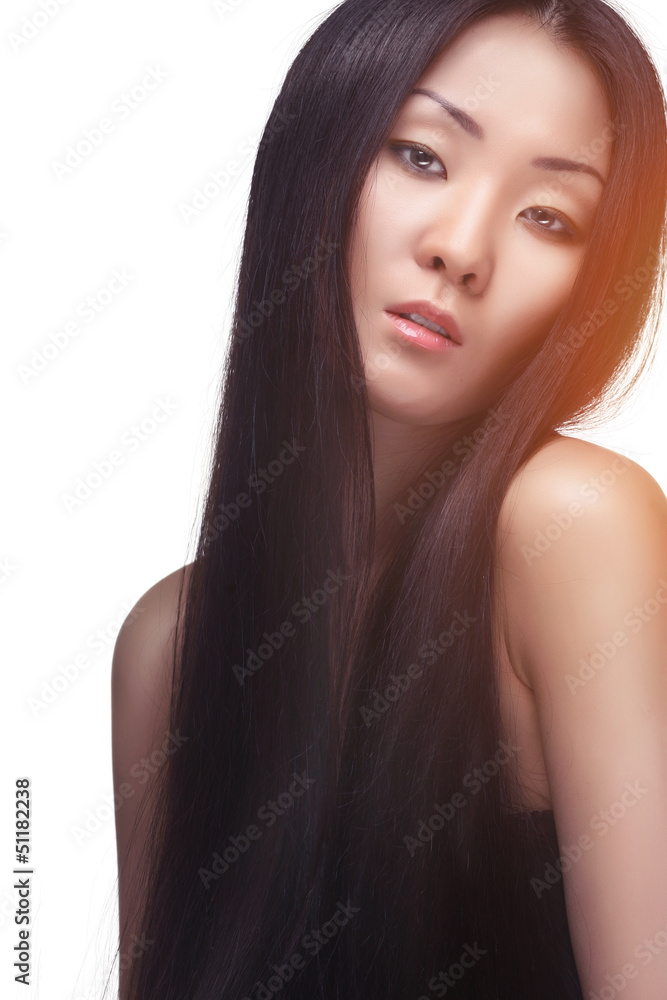 Fototapeta premium Studio shot of asian woman