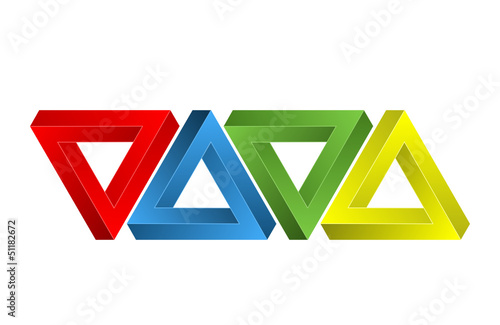3d Dreiecke symbol