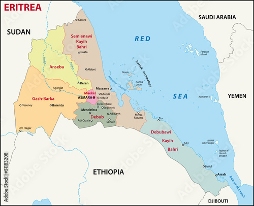 Eritrea Administrativ