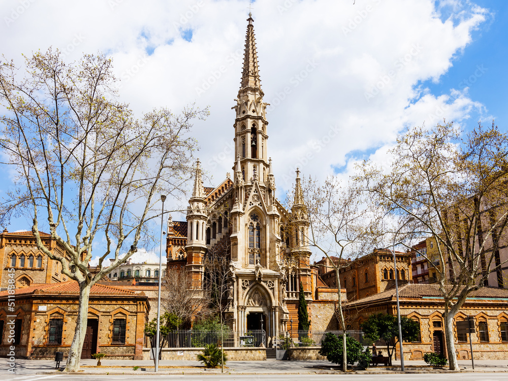Church   of the Salesians in Barcelona