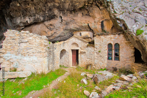 Greece Penteli Davelis cave photo