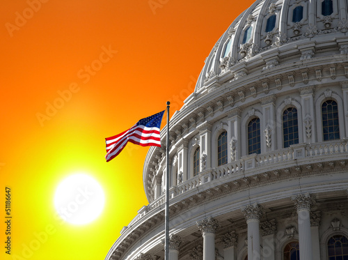 Sunrise Sky over US Capitol