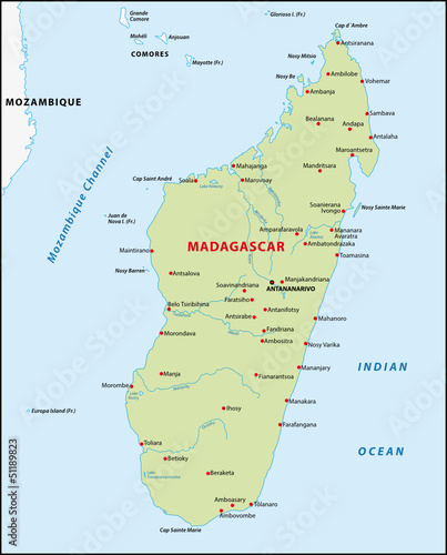 Madagascar map