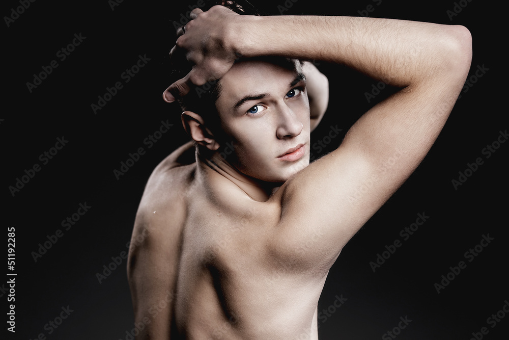 beautiful caucasian man portrait beautiful caucasian man portrait