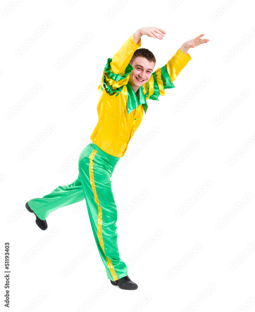 beautiful carnival dancer man posing beautiful carnival dancer man posing