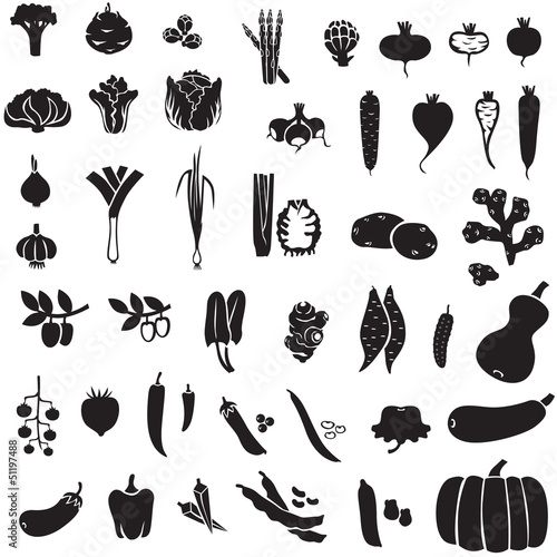 Vegetables set