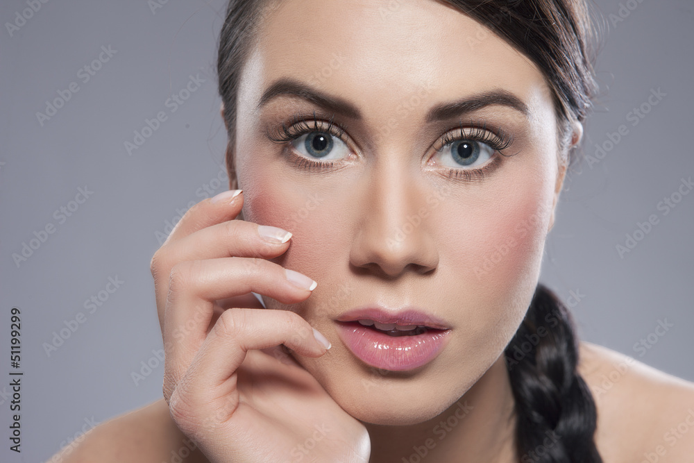 Fototapeta premium Beauty girl's portrait