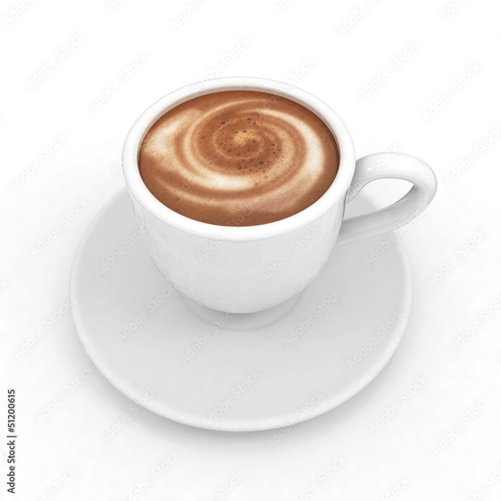 Fototapeta premium cup of coffee with milk