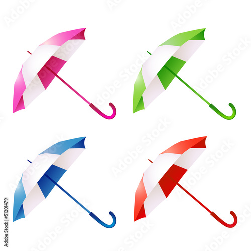 Umbrellas set