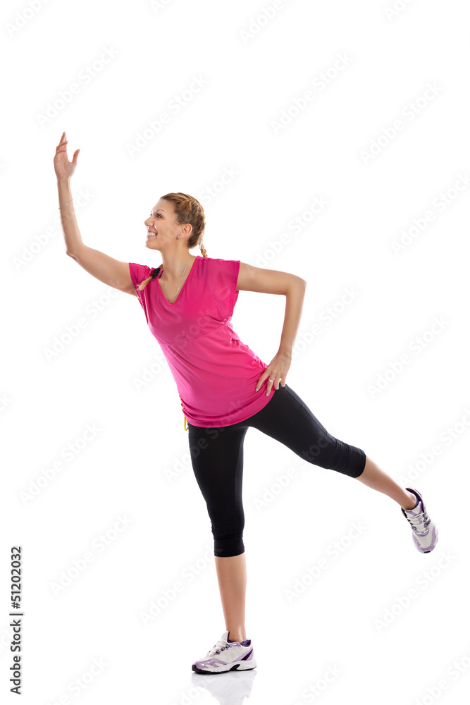 sports practicing a dance Zumba sports practicing a dance Zumba