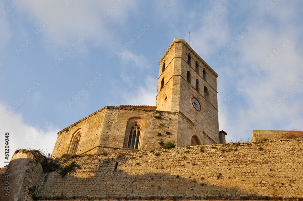 Cathedral of Eivissa, Ibiza (Spain)