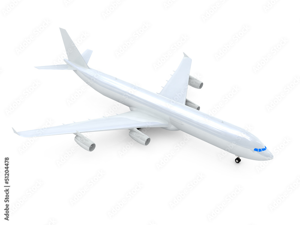 White airplane White airplane