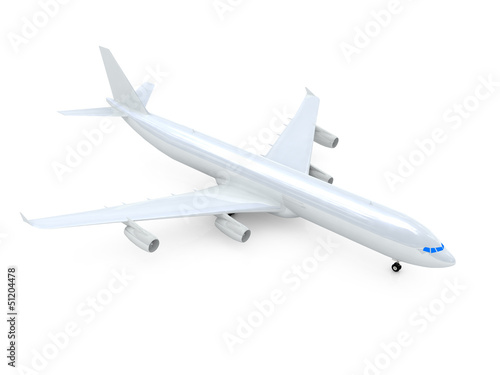 White airplane
